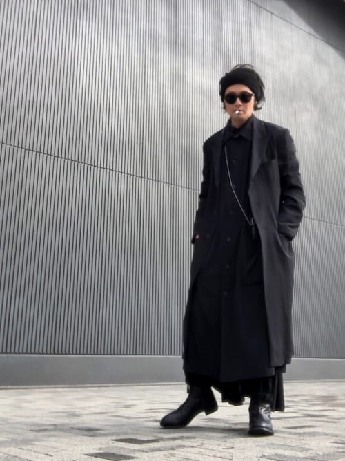 yst(不定期)｜Yohji Yamamoto POUR HOMMEのステンカラーコートを使った