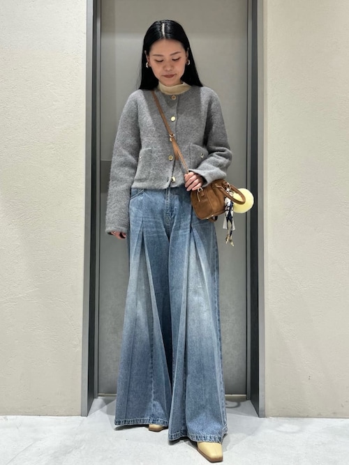 セール】ボックスタックワイドデニムパンツ（デニムパンツ）｜FRAY I.D