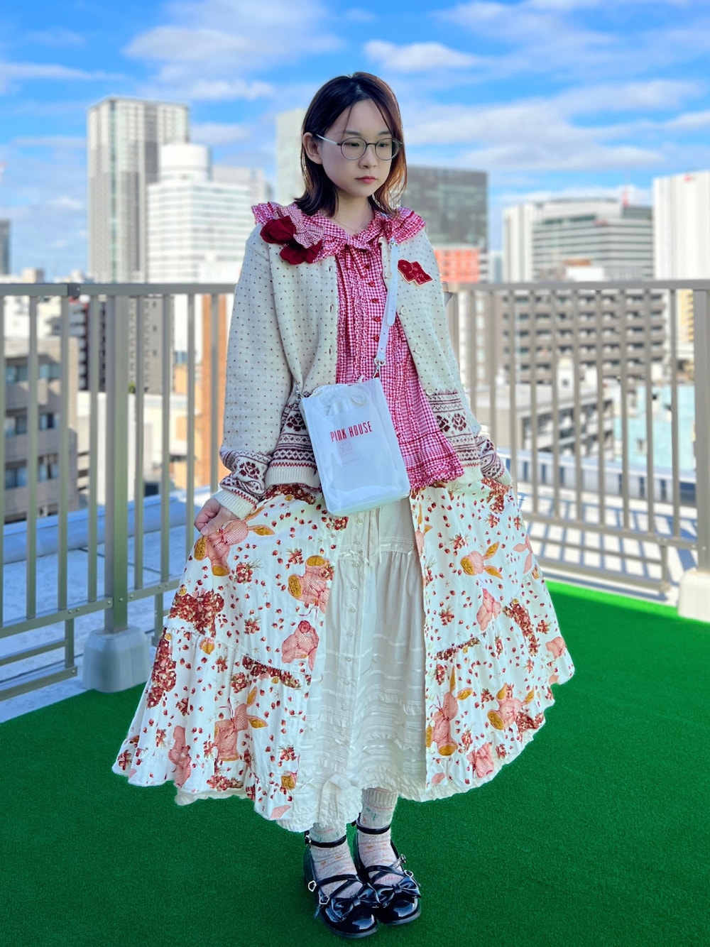 SpicaPlanetarium｜PINK HOUSEのベストを使ったコーディネート - WEAR