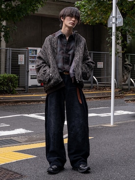 CLEL】Antique Design Corduroy Slacks Pants / アンティークデザイン