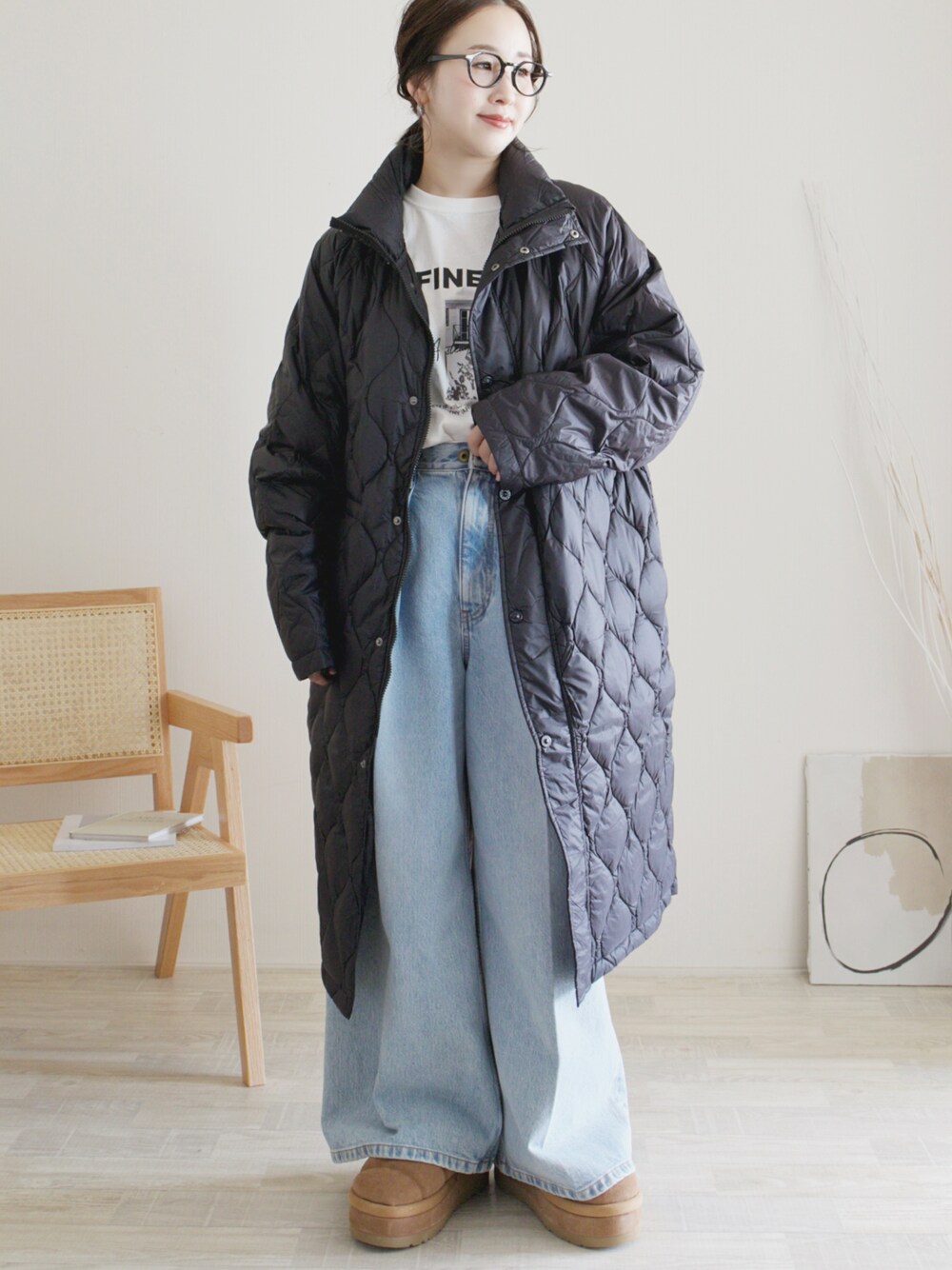 限定展開 TAION × FREAK'S STORE/タイオン 別注 キルト スタンドカラー