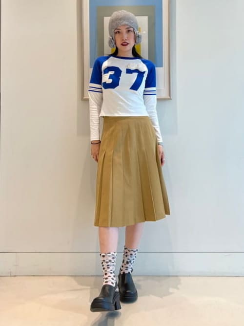 セール】【別注】FRED PERRY / Tennis Pleats Skirt（スカート）｜FRED