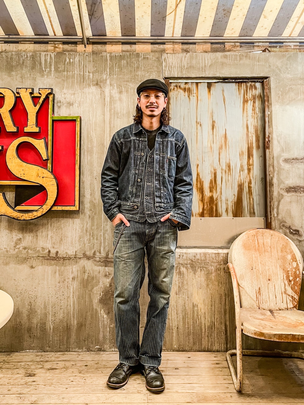 schott（ショット）の「Schott/ショット/OLD HICKORY VEST/オールド