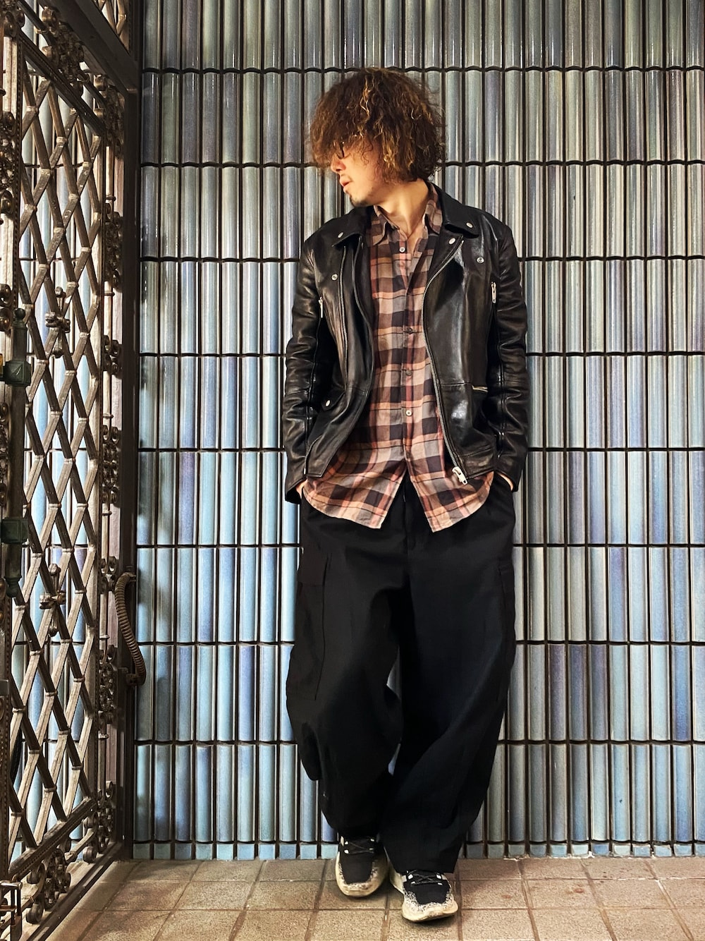 KEITA(ΦωΦ)｜ZARAのライダースジャケットを使ったコーディネート - WEAR