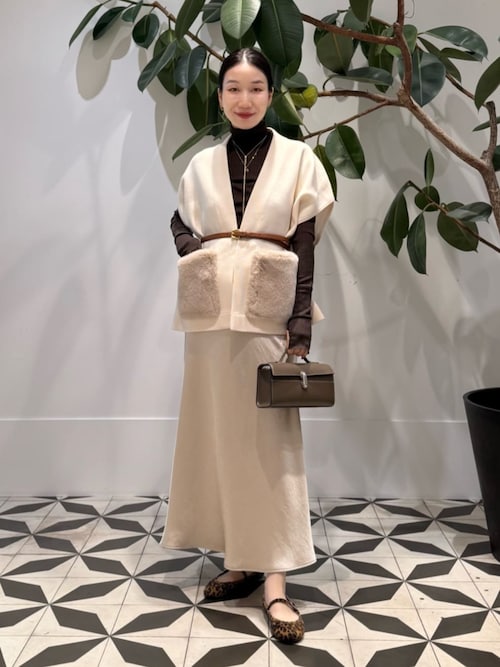 Ballsey（ボールジィ） カーディガン ウールポリエステルミラノリブ