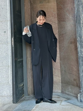 オールインワン・サロペットを使った「入学式」の人気ファッション