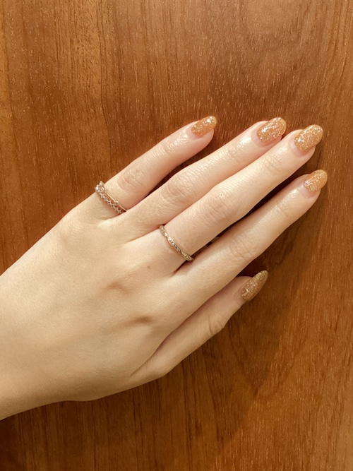 トーン] K18RBG ブラウンダイヤモンド ツイスト リング（リング）｜ete