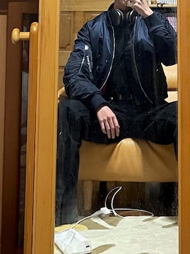 Acne StudiosのMA-1を使ったメンズ人気ファッションコーディネート - WEAR