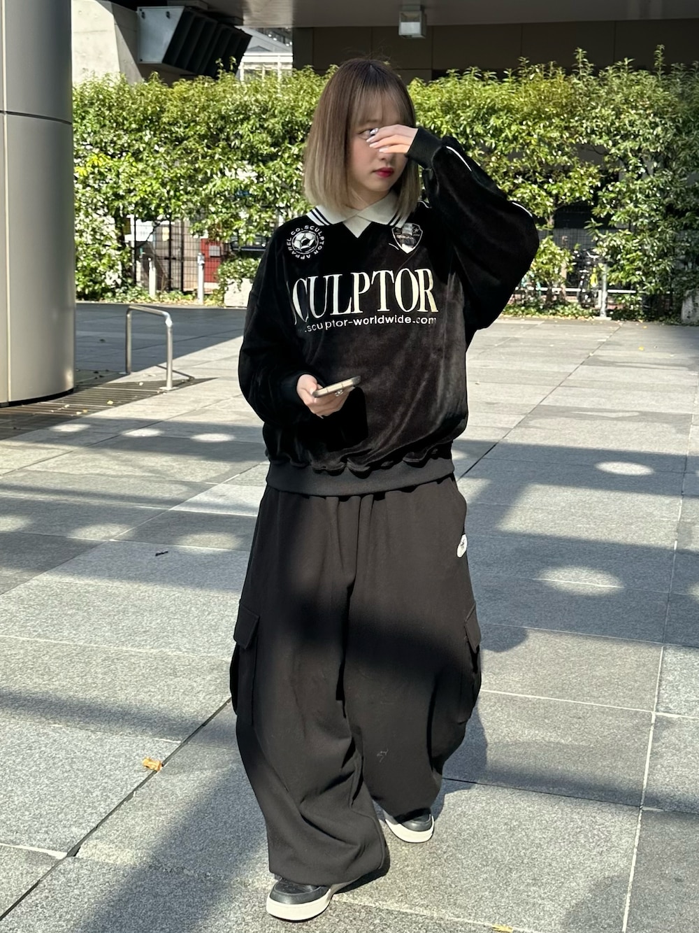 SCULPTOR スカルプター チーム マリー サッカー ジャージ 黒 L