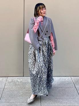 Metallic Flower 2way One-piece Dress/メタリックフラワー2WAY