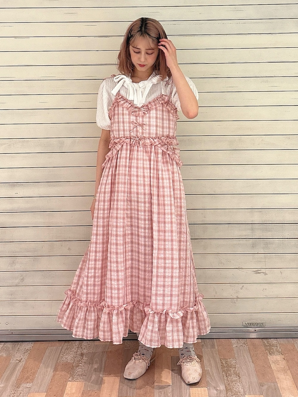 nanaka(merry jenny)｜merry jennyのワンピースを使ったコーディネート