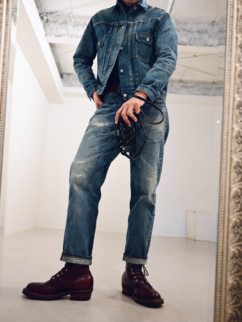 takashisaito｜New Manualのデニムパンツを使ったコーディネート - WEAR