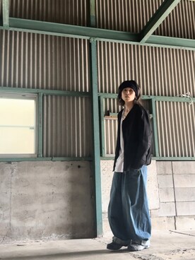 my beautiful landlet ノーカラージャケット・スヌードセット my