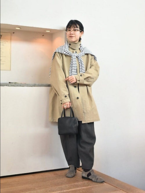 コットンバックタックショートコート（その他アウター）｜かぐれ