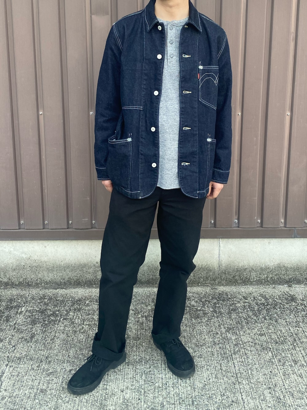 HIRO｜Levi's REDのカバーオールを使ったコーディネート - WEAR