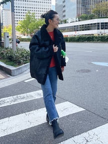 ヘムデザインストレッチデニム｜アングリッド（Ungrid）アウトレット