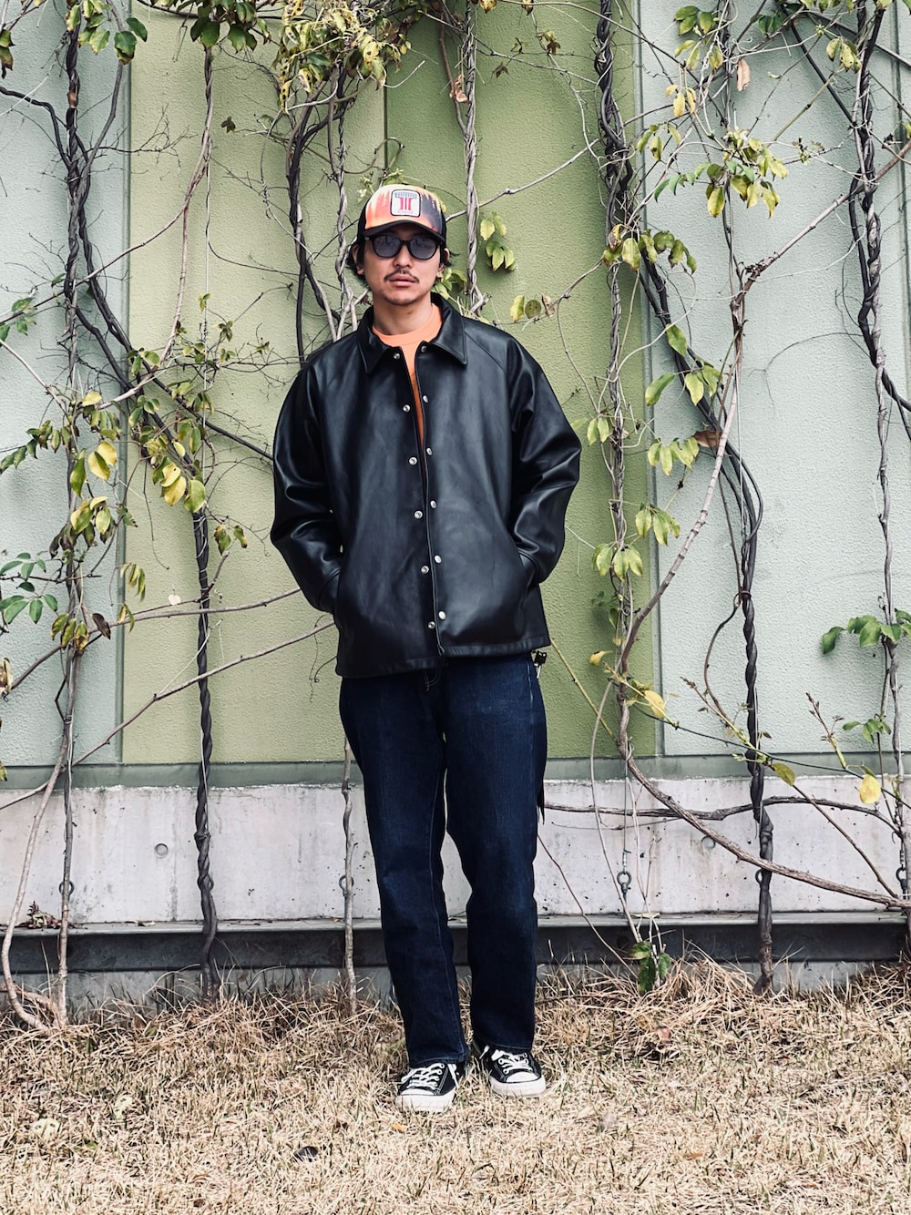 okabeman｜schottのライダースジャケットを使ったコーディネート - WEAR