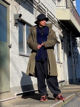 CAHLUMN/カウラム Polyester 1 Tuck Slacks Pant/ポリエステル 1タック