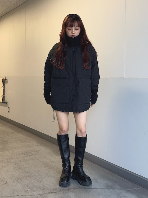 セール】QUILTING STAND NYLON PULLOVER キルティング スタンド