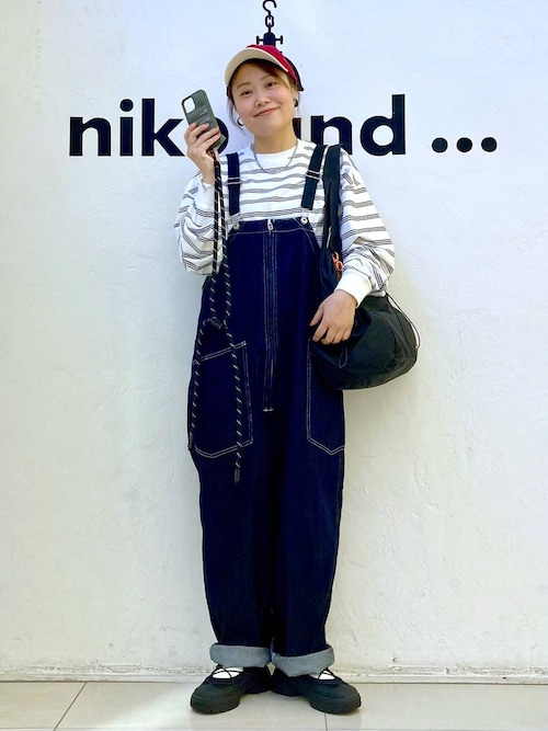 niko and ゆめタウン広島カワモトさんのサロペット/オーバーオール