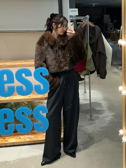 Kastane（カスタネ） コート アウター ファーショートコート