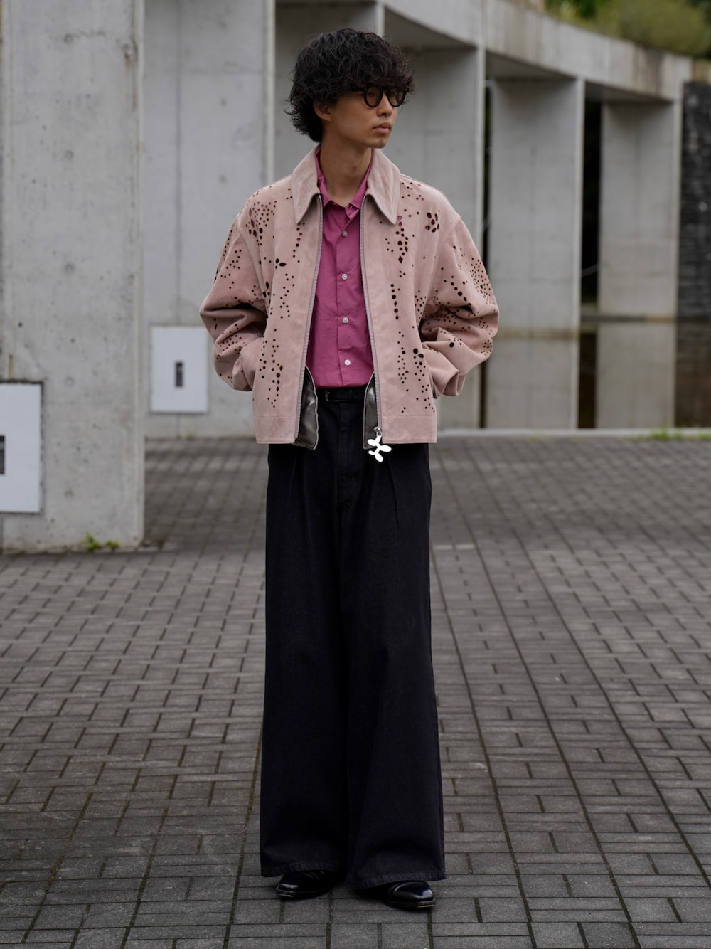 MASU（エムエーエスユー）の「GALAXY-CUT LEATHER JACKET（その他