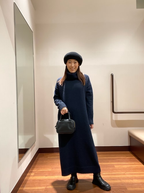 セール】タートルネックニットワンピース（ワンピース）｜ITEMS