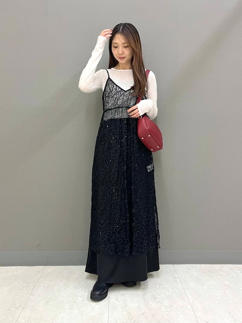 セール】スパンコールキャミワンピース（ワンピース）｜SENSE OF PLACE