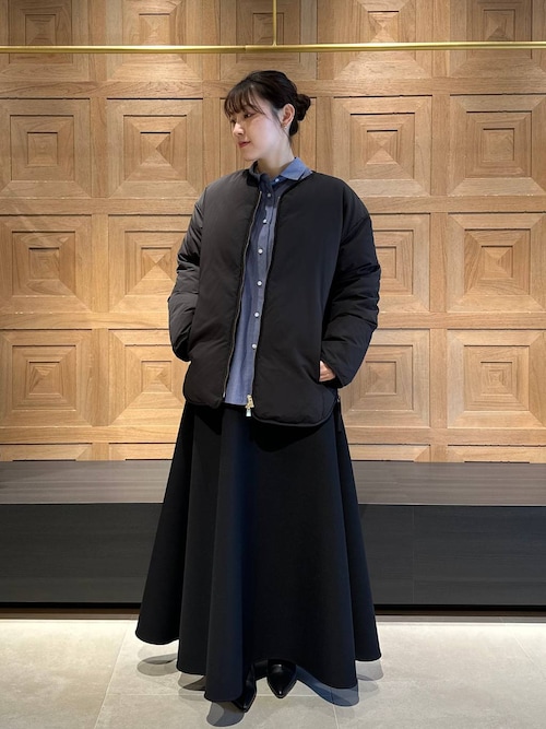 セール】Curensology(カレンソロジー)/サイドジップノーカラーダウン