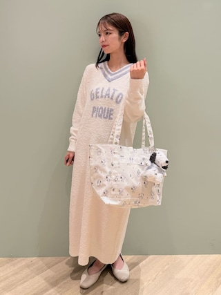 gelato pique（ジェラートピケ）の「べビモコプレッピーワンピース