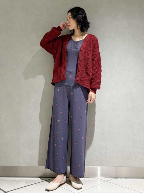 セール】ストロベリー柄ロングパンツ（ルームウェア/パジャマ