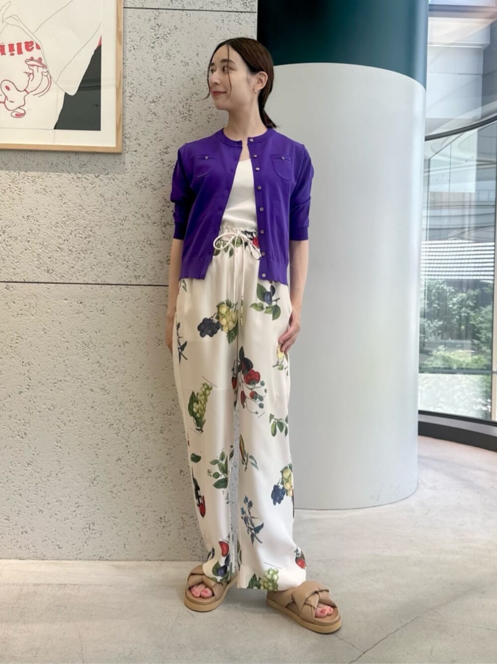 caban（キャバン）の「シルクツイル HARVEST セミワイドパンツ（その他