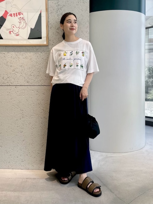 キュプラポリエステルジャージー ギャザーワンピース（ワンピース