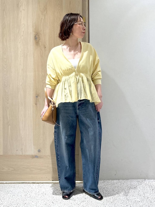 Curensology(カレンソロジー)/＜&RC＞ワイドルーズデニムパンツ