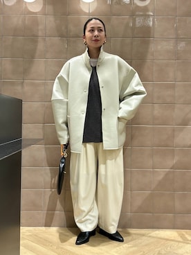 ムートンリバーブルゾンを使った人気ファッションコーディネート - WEAR