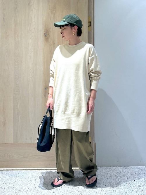 セール】Curensology(カレンソロジー)/ニットベロアチュニック（ニット