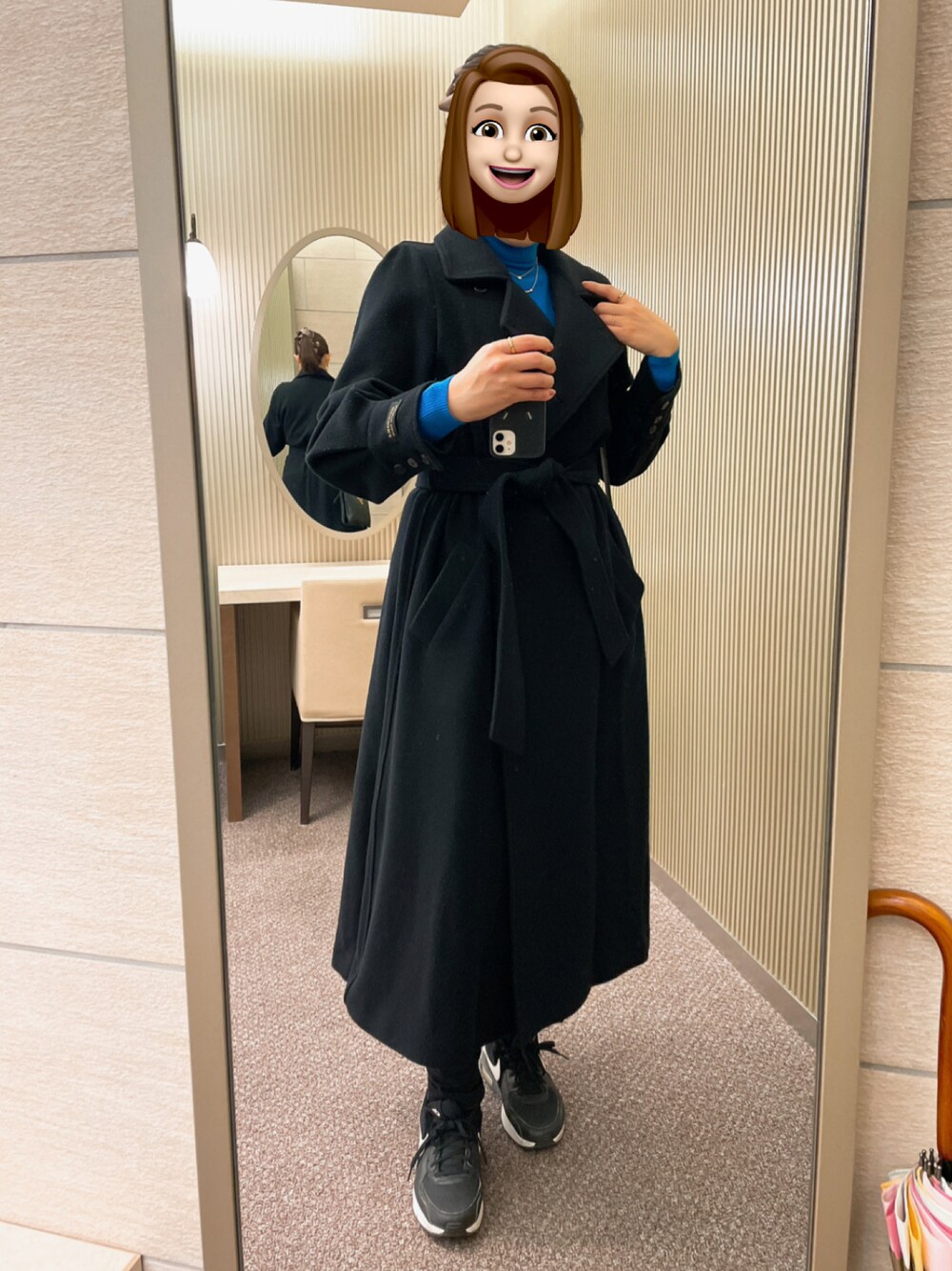 Ameri（アメリ）の「POOFY FLARE LONG COAT（チェスターコート）」 - WEAR