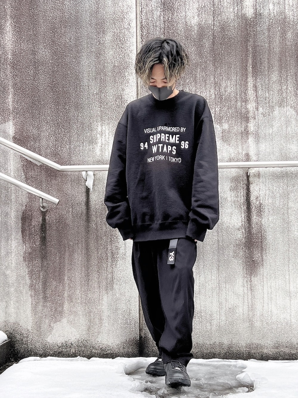 ドゥ♪｜supreme✖︎wtapsのスウェットを使ったコーディネート - WEAR