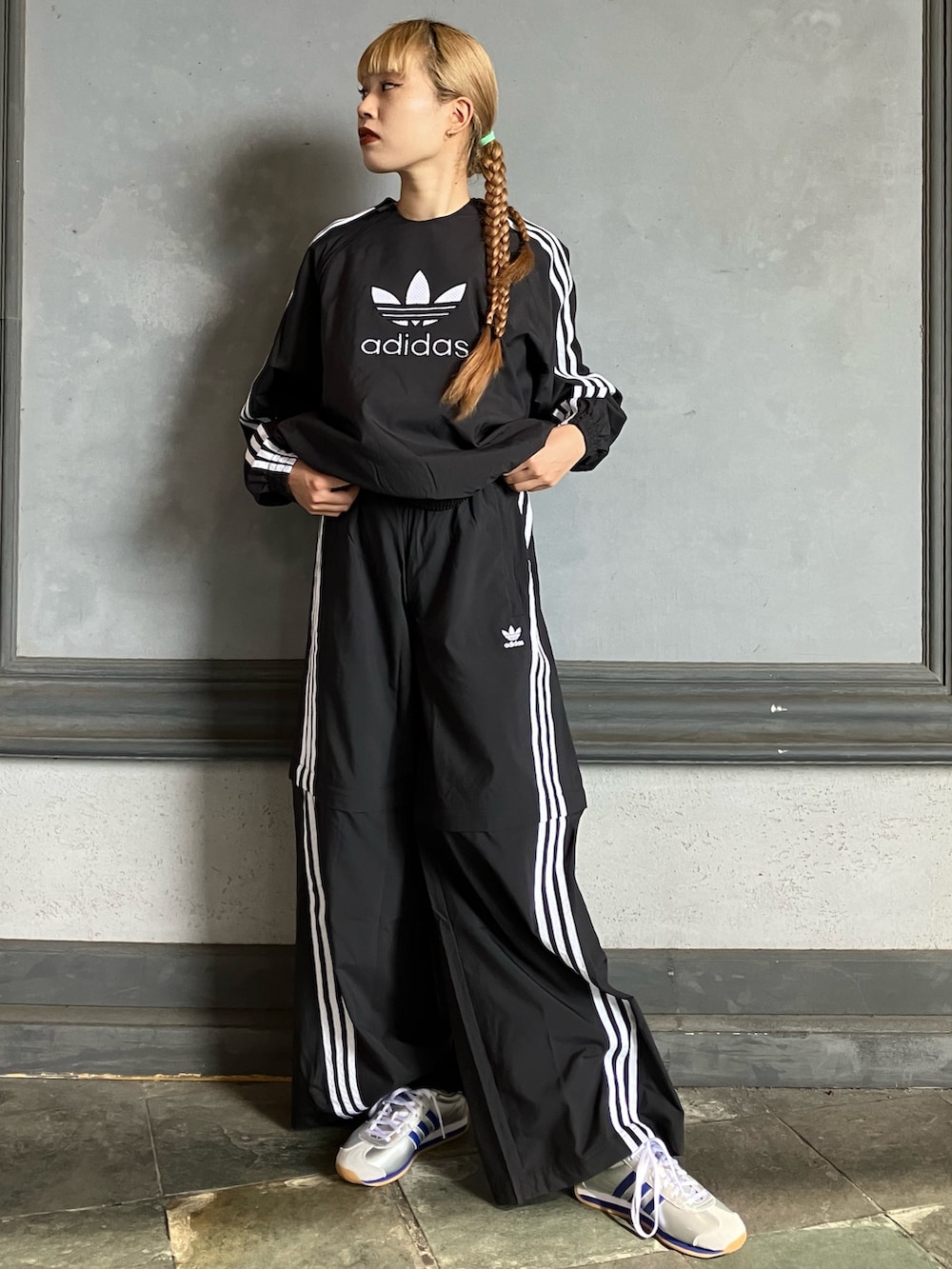 Adilenium シーズン 2 オーバーサイズ ジップオフトラックパンツ