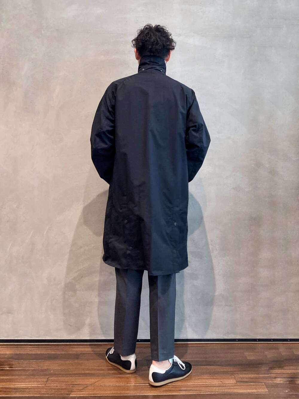 dela_bechy2｜Barbourのステンカラーコートを使ったコーディネート - WEAR