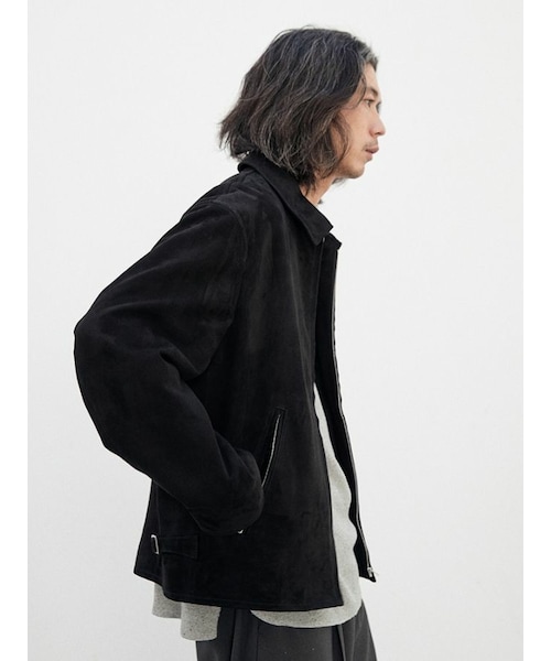 LIDNM（リドム）の「SUPER SOFT SHEEP SUEDE ZIP（ブルゾン）」 - WEAR