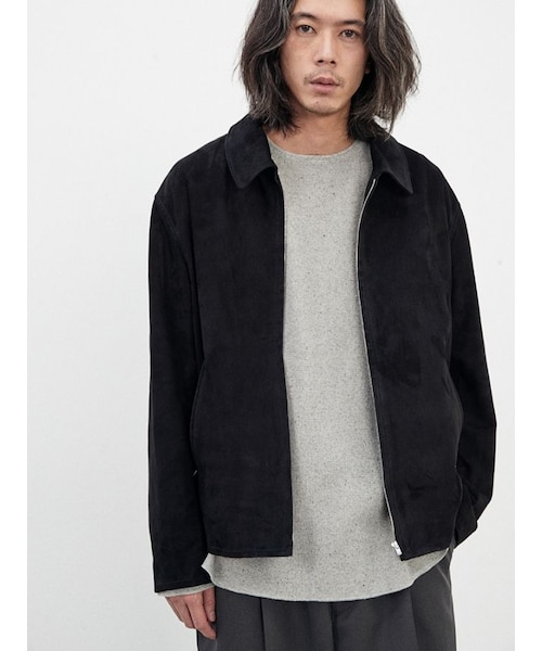 LIDNM（リドム）の「SUPER SOFT SHEEP SUEDE ZIP（ブルゾン）」 - WEAR