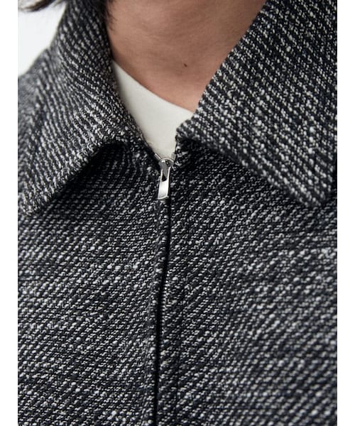 LIDNM（リドム）の「TWEED SPORTS BLOUSON（ブルゾン）」 - WEAR