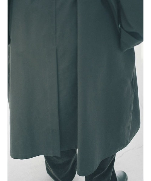 LIDNM（リドム）の「DOUBLE CLOTH MORTORCYCLE（ステンカラーコート