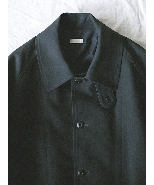 LIDNM（リドム）の「DOUBLE CLOTH MORTORCYCLE（ステンカラーコート