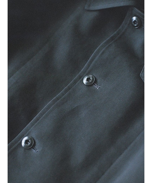 LIDNM（リドム）の「DOUBLE CLOTH MORTORCYCLE（ステンカラーコート