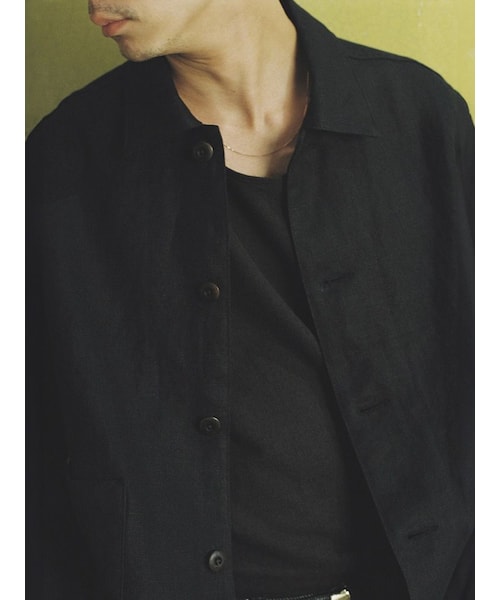 LIDNM（リドム）の「LINEN CROPPED CHORE JACKET（ブルゾン）」 - WEAR