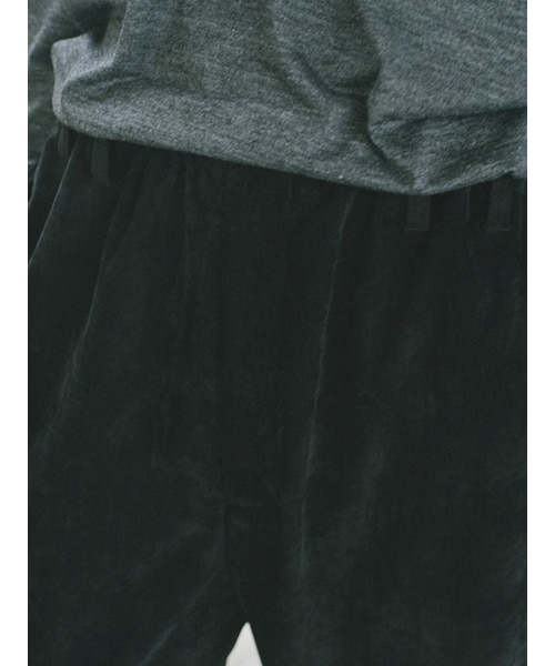 LIDNM（リドム）の「RAYON VELVET M-52 PANTS（スラックス）」 - WEAR