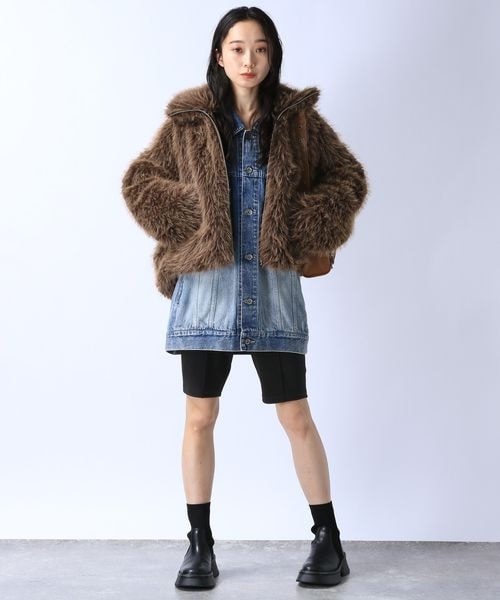 JEANASIS（ジーナシス）の「MIXカラーファーブルゾン（）」 - WEAR