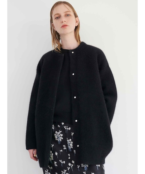 ELENDEEK（エレンディーク）の「CN RACCOON MIX W CARDIGAN